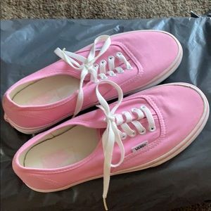 Pink Vans in size 7
